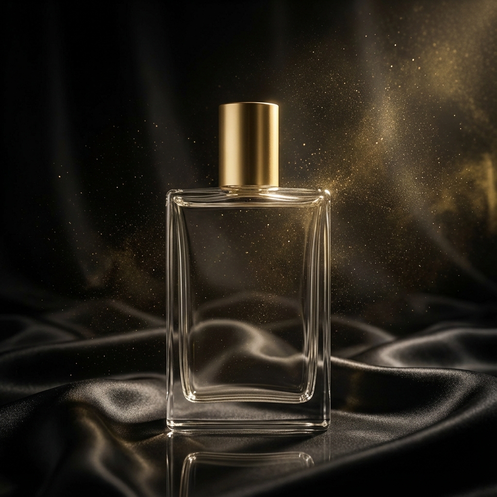 Perfume bottle after editing